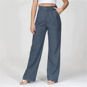 CELINA - Hosen mit hoher Taille