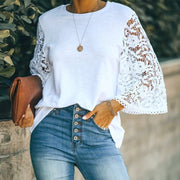 GINA - Patchwork-top mit spitze