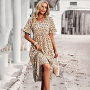 EMERY - Geblümtes Midikleid