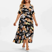 IMELDA - Geblümtes maxikleid