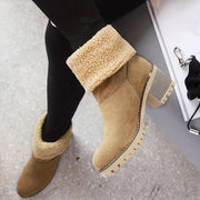 CAROLINE - Warme Winterstiefel mit hohem Absatz