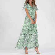 GABRIELLE - Stilvolles geblümtes kleid
