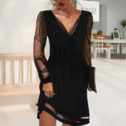 ATHENA - Elegantes kleid mit V-Hals