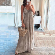 VILMA - Lässiges maxikleid mit neckholder