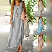 HALLIE - Lässiges maxikleid