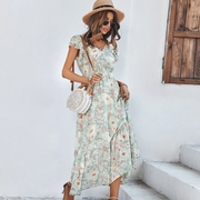SAAR - Geblümtes maxikleid