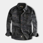 AUBERT - Männer camouflage hemd