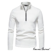 Warme Pullover-Winterjacke mit Reißverschluss