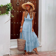 FLORENCE - Elegantes boho-kleid