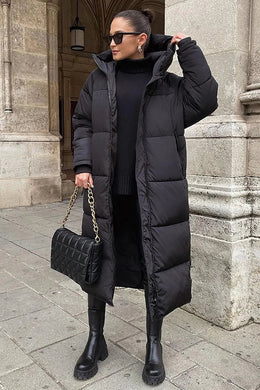 Sophie - langer puffer-wintermantel