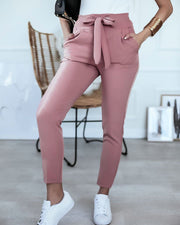 ANGELIEN - Lässige Hose Mit Hoher Taille