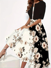 ZOFFIA Hochwertiges Modekleid Zweiteiliges Set