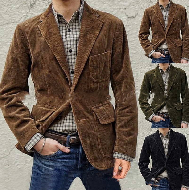 VESTE - Klassische Kordjacke für Männer