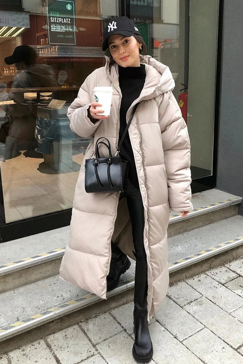 Sophie - langer puffer-wintermantel | Inna Mode®️