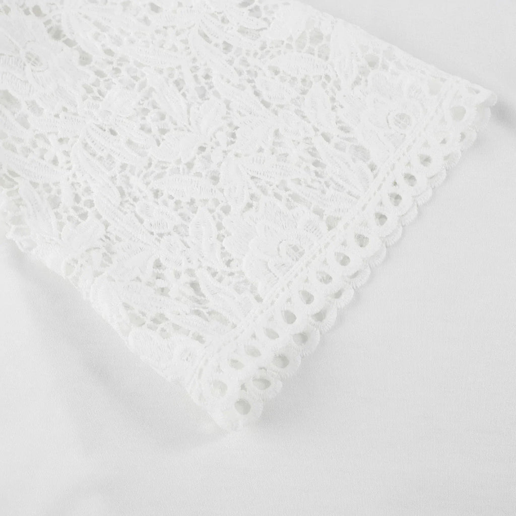 GINA - Patchwork-top mit spitze