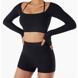 ZARA - Geripptes Yoga-Set für Damen
