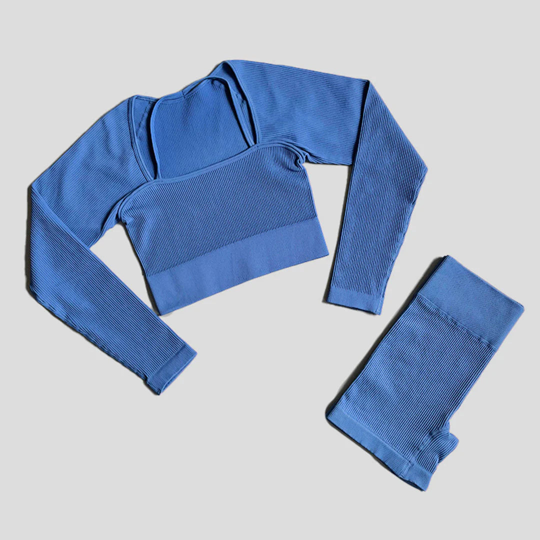 ZARA - Geripptes Yoga-Set für Damen