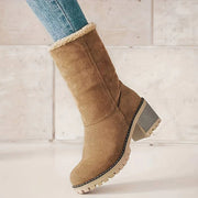 CAROLINE - Warme Winterstiefel mit hohem Absatz