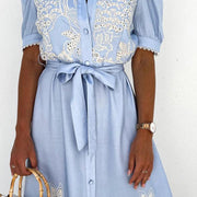 LAGERTHA - Elegantes maxikleid