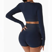 ZARA - Geripptes Yoga-Set für Damen