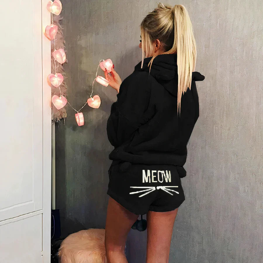 Marie - damen pyjama oberteil und shorts set | Inna Mode®️