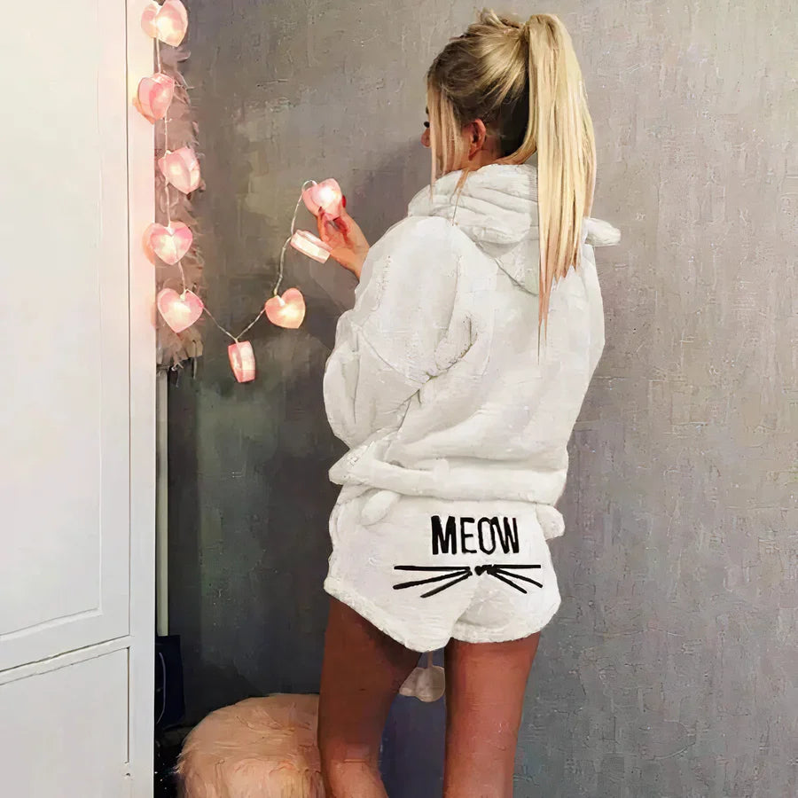 Marie - damen pyjama oberteil und shorts set | Inna Mode®️