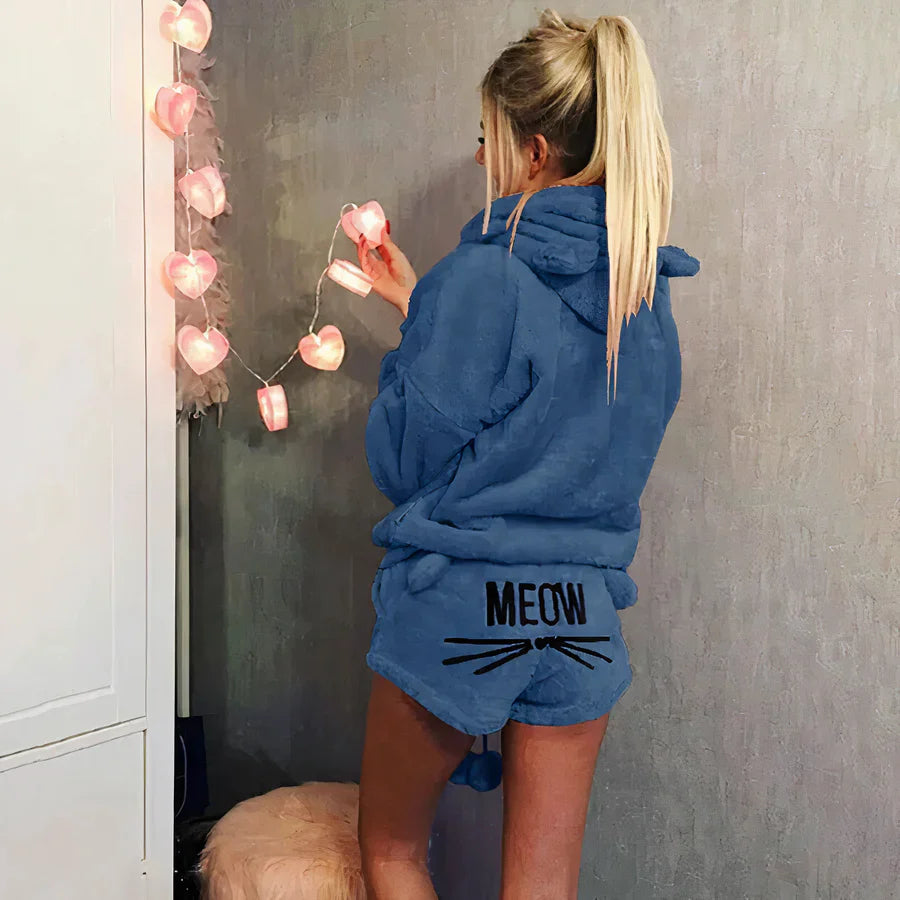 Marie - damen pyjama oberteil und shorts set | Inna Mode®️