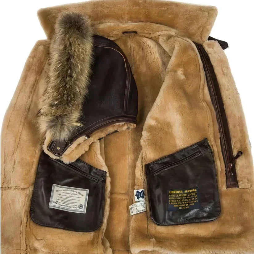 Meino - stylische lederjacke für herren | Inna Mode®️