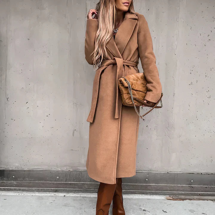 Taura - trenchcoat aus wollgemisch für damen | Inna Mode®️