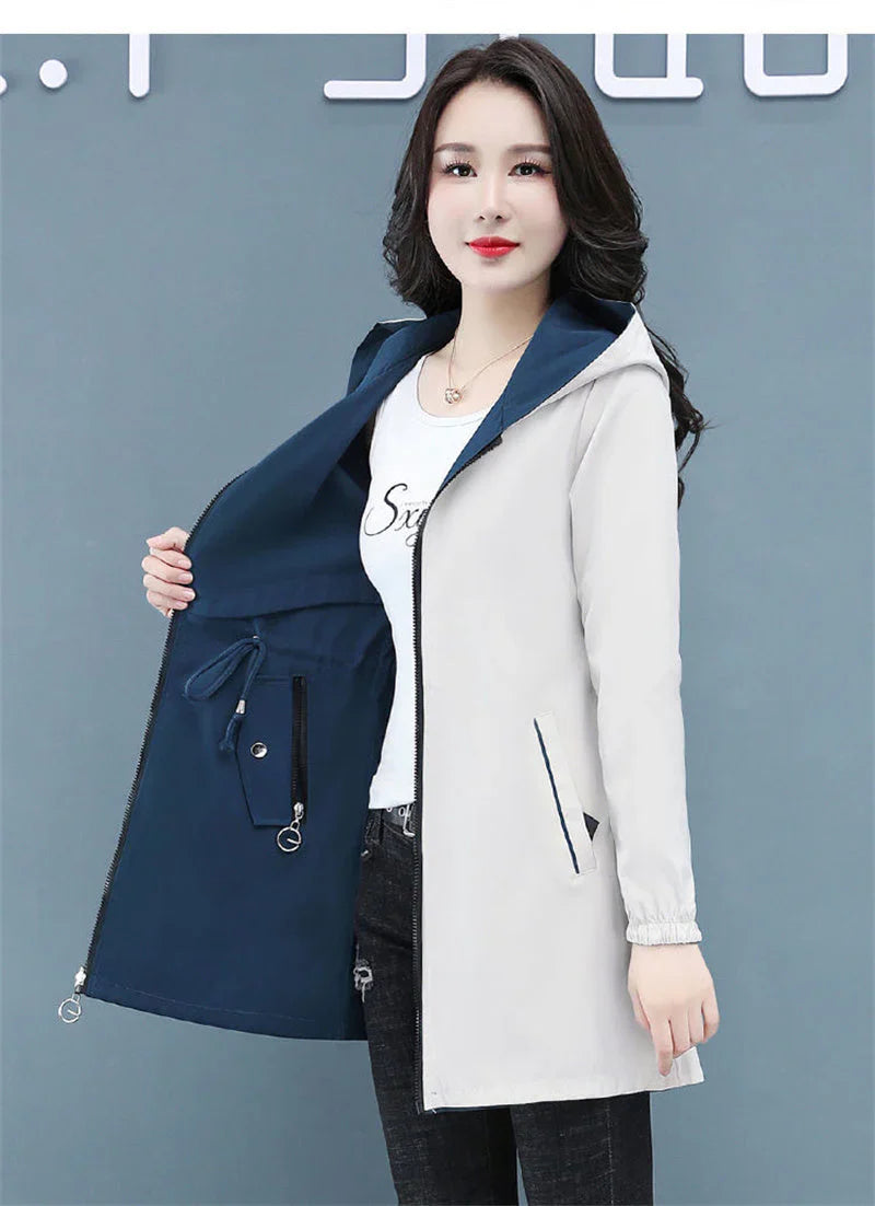 WOLF lange windbreaker-jacke | Inna Mode®️