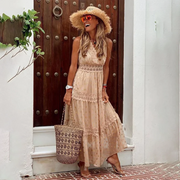 FLORENCE - Elegantes boho-kleid