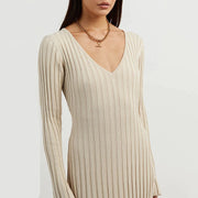 ABIGAIL - Gestricktes Maxikleid