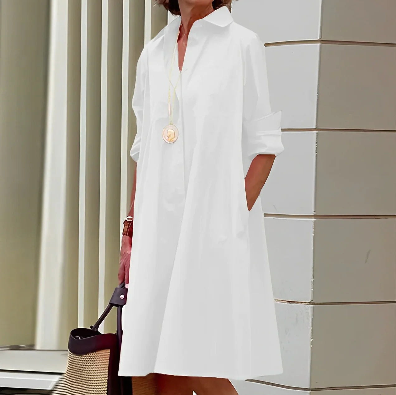 GINA - MIDI-KLEID FÜR DAMEN | Inna Mode®️