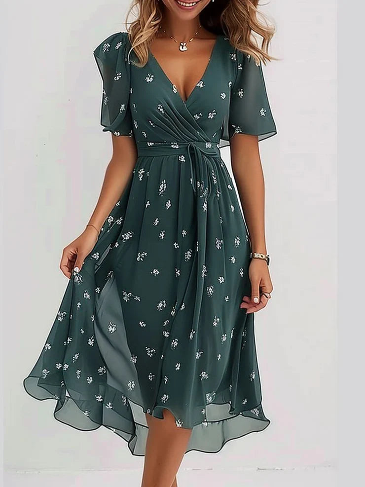 OLIVIA – SOMMERKLEID MIDI FÜR DAMEN | Inna Mode®️