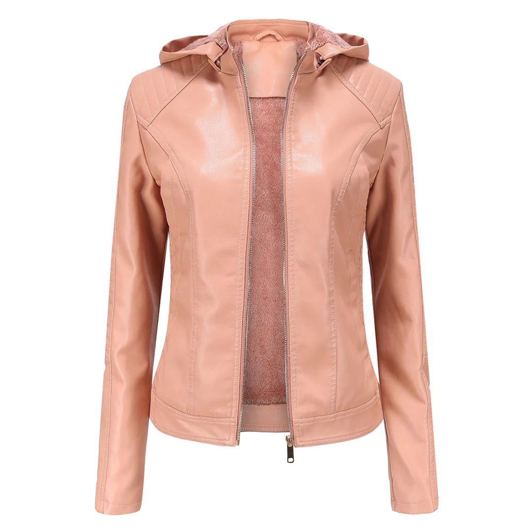 MIRJETE - Stylische lederjacke