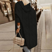RIBBETE - Elegant hooded coat 