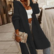 RIBBETE - Elegant hooded coat 