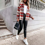 LYLA - Warm checked jacket 