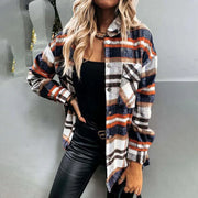 LYLA - Warme karierte jacke