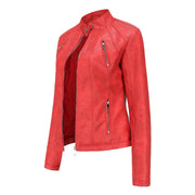 ADELIJA - Stylische lederjacke