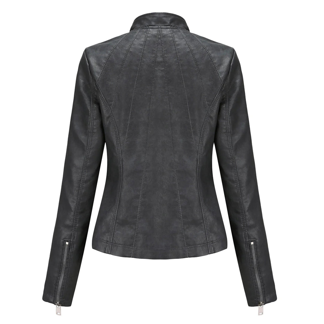 ADELIJA - Stylische lederjacke