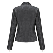 ADELIJA - Stylische lederjacke