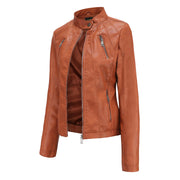 ADELIJA - Stylische lederjacke
