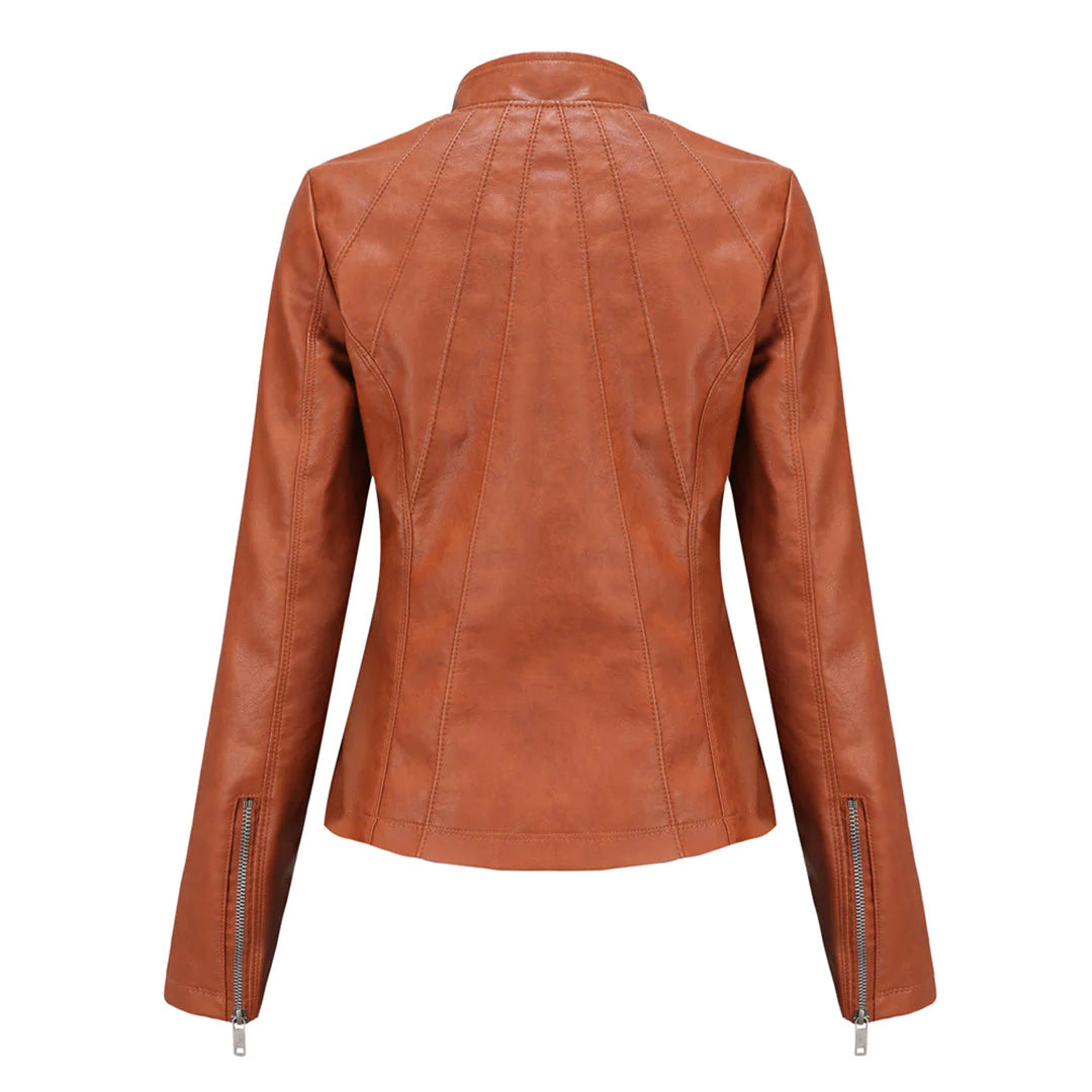 ADELIJA - Stylische lederjacke