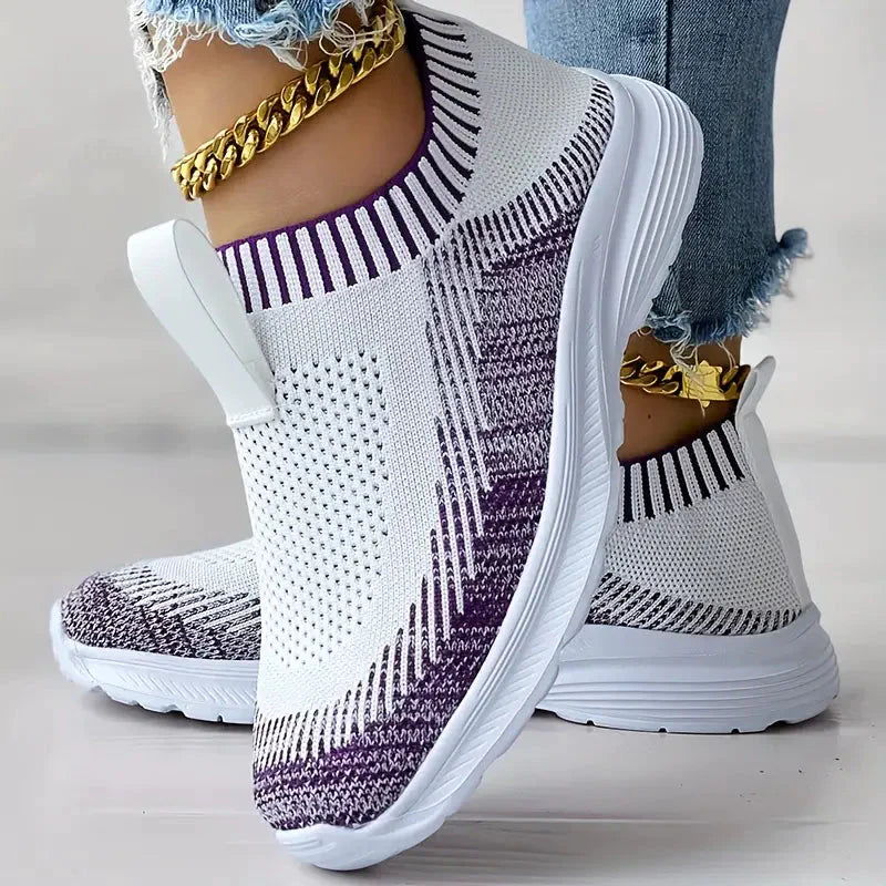 CLAIRE - Freizeit-Sneaker aus Strickmaterial für Damen